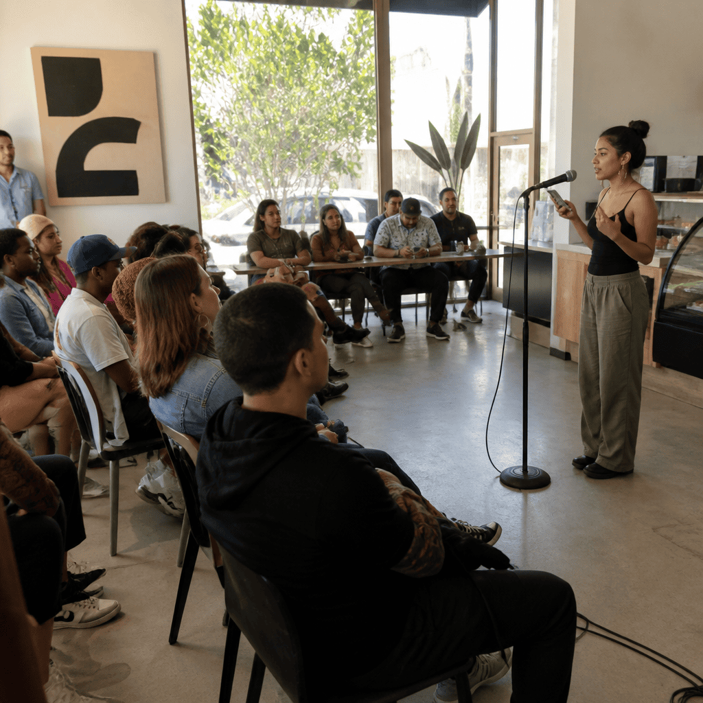 The Surprising Variety You Find at Music Poetry and Comedy Open Mics